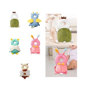 유아 머리 보호 베개, 면 소재, 동물 모양, 아기 보호 백팩, 걷기 연습용