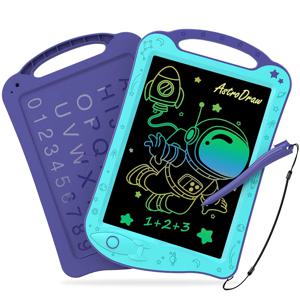 Astrodraw 드로잉 패드 다채로운 LCD 쓰기 태블릿 낙서 보드 프레젠테이션 용품 형광 보드 사무실 학교 용품