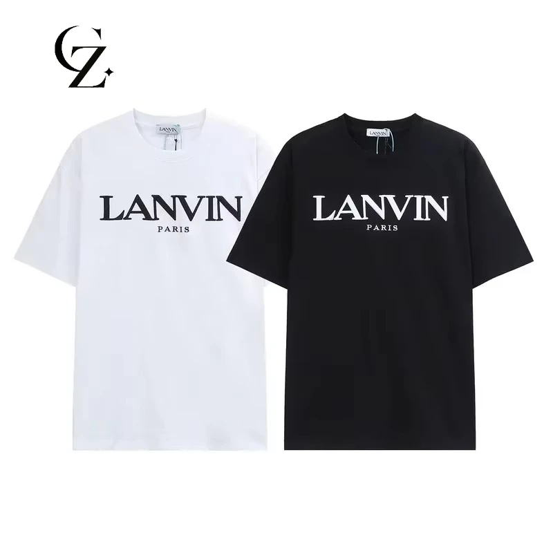 2026 여름 디자이너 브랜드 플러스 사이즈 남성 그래픽 프린트 티셔츠 탑 여름 100% 코튼 티셔츠 Y2K 하라주쿠 고품질 티셔츠