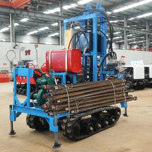 100m 200m 깊이 휴대용 디젤 유압식 수중 시추기 전기 시동식 수중 시추기