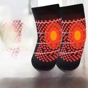 두꺼운 양털 무릎 패드 남녀공용 추운 다리를 위한 따뜻한 다리 보호대 가을 겨울 무릎 보호대 대나무 숯 섬유