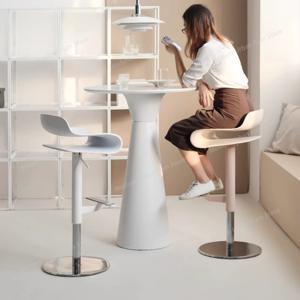 바 카운터 하이 카페 테이블 리셉션 모던 발코니 심플 카페 테이블 식사 공간 철제 가구 라 테이블 바세 MHKFZ