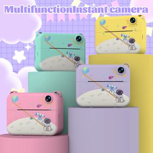 디지털 키즈 즉석 인화 카메라 미니 감열 사진 프린터 어린이용 사진 촬영에 적합한 휴일 선물 카메라 키즈