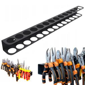벽걸이형 플라이어 홀더 정리대, 헤비듀티 수공구 보관 랙 (해머, 렌치, 드라이버, 차고용 공구 정리대)