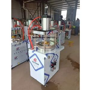 220V 800mm 직경 팬케이크 프레스 기계, 회전 그릴 시스템 및 논스틱 코팅, 상업용 주방용