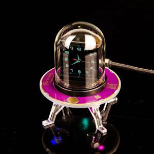 신제품 UFO 하이테크 장난감 다기능 날씨 비트코인 주식가격 시계 친구들을 위한 창의적인 선물