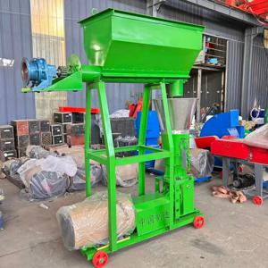 (해상 운송 맞춤형) 300형 닭 사료 펠릿 기계, 콩박, 밀기울, 옥수수 사료 제립기, 시간당 1톤 생산