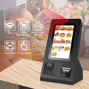 맞춤형 데스크탑 15.6인치 터치스크린 셀프서비스 결제 음식 셀프 주문 키오스크 JSJ86 안드로이드/윈도우/리눅스 OS