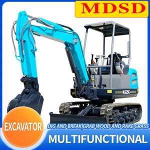 쿠보타/얀마 엔진 장착 2톤 미니 굴삭기, 다기능 소형 굴삭기, 고무 트랙, 맞춤 제작 판매