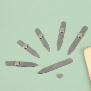 새로운 3가지 사이즈 스테인리스 스틸 칼라 스테이, 남성용 칼라 지지대, 비즈니스맨 선물, 셔츠 본 스티퍼 인서트, 고정형