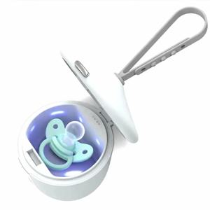 휴대용 젖꼭지 소독 상자 여행용 충전식 젖꼭지 소독 상자 60/180초 이내에 세척 가능 두 가지 모드