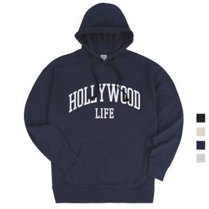 기모 할리우드 오버핏 남여공용 후드티