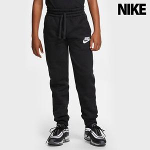 주니어 (키 128cm~) 여아 남아 클럽 플리스 트레이닝 조거 팬츠 바지 블랙 CI2911-010