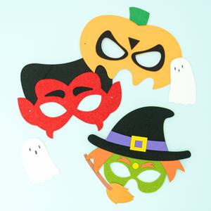 민화샵 할로윈 부직포 가면 만들기 마스크 초등 미술 유치원 체험 키트