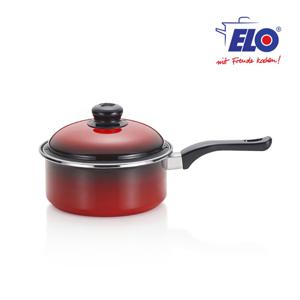 ELO 빨강법랑 편수 18cm / 인덕션 냄비 / 법랑