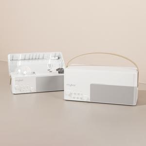 마이바 프리미엄 올인원 블루투스 노래방 스피커 무선 듀엣 마이크 조명 미러볼 휴대용 가정용 Mybar-S001