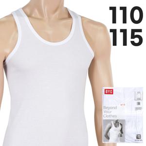남자런닝 110 115 순면 흰런닝 민소매 나시 메리야스 백색
