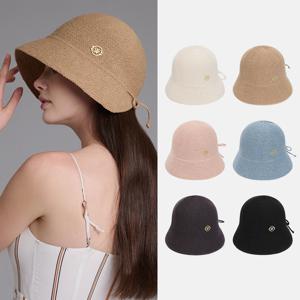 리본 보닛햇 보르도 (6 colors)