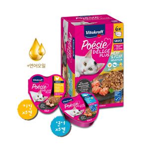 포에시 델리스 플러스 멀티팩 연어3개 + 치킨3개