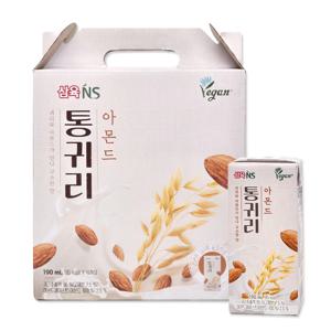 네이처세븐 통귀리 아몬드 190ml 16팩 x 1박스 선물용 패키지