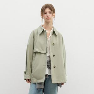 [정가 188,000원]벨티드 건플랩 트렌치 코트 AWWBYP11030