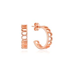 [티르리르] 브리사 라운드 아치 실버핑크 귀걸이 TESSVP15902