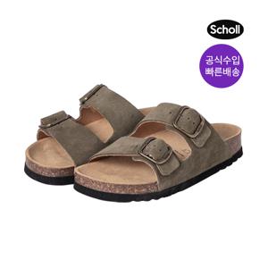 [25SS] 코르크 투 스트랩 샌들 Khaki (HH54K2C18H)