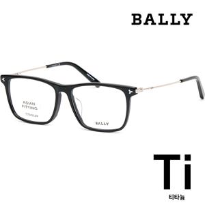 티타늄 안경테 BY5057D 001 명품 사각 뿔테 아시안핏