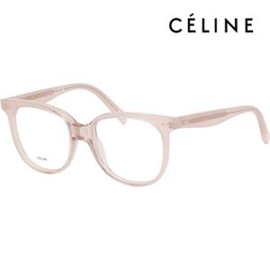 안경테 CL5010IN 072 사각 뿔테 투명 핑크 오버핏 명품