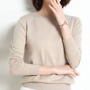 라운드넥 긴팔 티셔츠 레귤러핏 베이직 데일리 이너 여성맨투맨 여자기본티셔츠