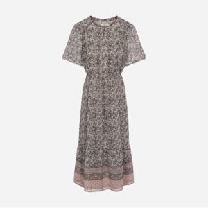 프릴 포인트 보더믹스 원피스_T256MOP160W