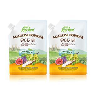 [유어키친] 알룰로스 파우더 저당 설탕 대체제 400g, 2개