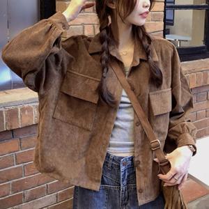 데보라 코듀로이 스트링 자켓_F4170