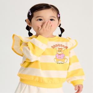 MKF2TR2301 여아 유아 버비 라이트테리 스웨트셔츠