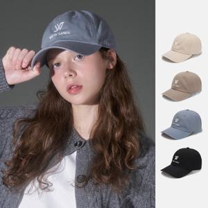 시그니처 체인자수 워싱 코튼 볼캡 클루지 (4 colors)