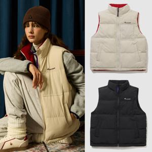 르꼬끄 공용 리버시블 루즈핏 패딩 베스트 QQ423LPVO1