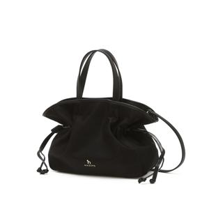 헤지스 액세서리 여성 [[25SS]] WIBA5E707BK [스테디셀러] 블랙 로고장식 나일론 토트백