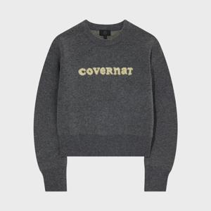 [택가: 109,000원] 우먼 쿠퍼로고 니트 Charcoal CO2504KT70