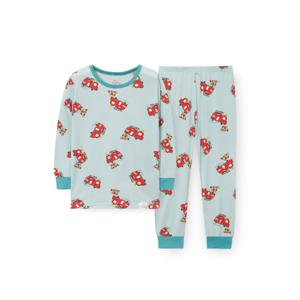 [롯데백화점]아동 G210 파이어엔진 9부소매 내의 세트 OR25FKFPG210