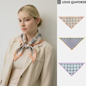 루이까또즈 로쉐코스 실크 삼각 스카프 2WSM348