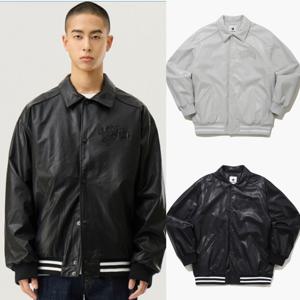 르꼬끄 [정상가 219000원] 공용 비건 레더 자켓 QQ123LJK12_IJS2