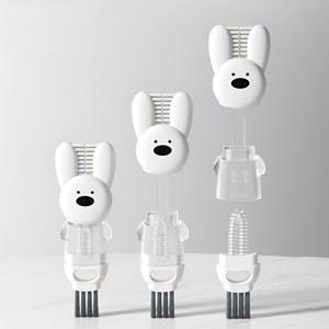 (별별창고) 텀블러 세척 브러쉬 보온병 틈새 세척솔 토끼 병 씻는 솔 유리병 세척솔 다용도