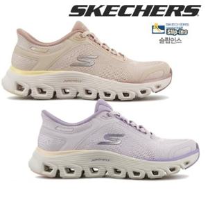 스케쳐스 여성 아치핏 글라이드스텝 웨이브 슬립인스 SL0WPCGX081-YD