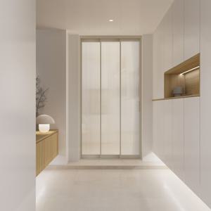 초슬림3연동 오픈형 중문 (실버/골드) (유리5종)