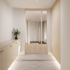 슬림양방향 오픈형 스윙 중문 (화이트) (유리6종)