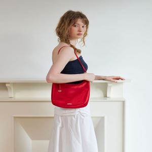 아떼 바네사브루노 액세사리 [[26SS]] AABA6E010R2 레드 새틴 숄더백 M