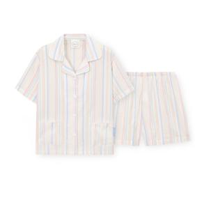 [롯데백화점]여성 H113 파스텔틴트 반소매 파자마 세트 OR26MFBEH113