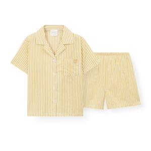 [롯데백화점]여성 H141 꼬모머스터드 반소매 파자마 세트 OR26MFBEH141