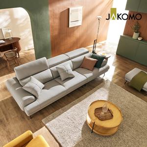 루디아 4인 기능성 럭스 통가죽 천연면피 소가죽 소파+스툴