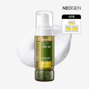 리얼 프레쉬폼 그린티 160g(버블폼/수분진정)